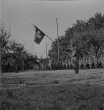 Soldiers ready to swear oath of allegiance; 1939