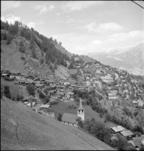 Mountain village around Bettmeralp 1952
