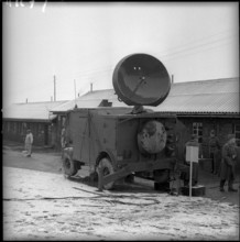 Mobile radar of anti aircraft defense, Zuoz 1957