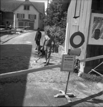 Barrier due to foot and mouth disease, 1946