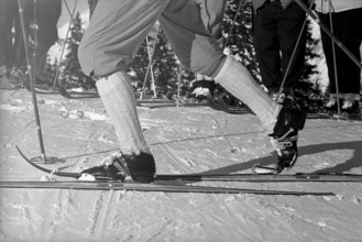 Ski trekking course in Alt St. Johann, 1967
