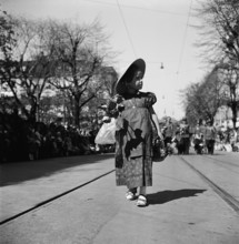 Girl at the Sechselaeuten in Zurich, 1940