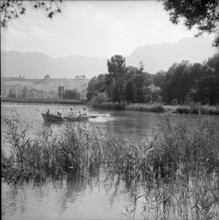 Lakeside of Lake Thoune near Gwatt; 1962