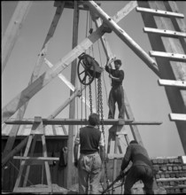 Zurich-Kloten Airport under construction 1946