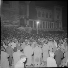 Demonstration against violence of USSR in Hungary, Lausanne 1956