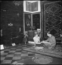 Exhibition of Smyrna carpets, 1951