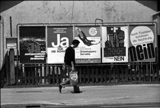 Posters about the Schwarzenbach initiative, 1970