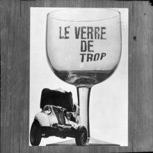 Poster about accident prevention, 1963