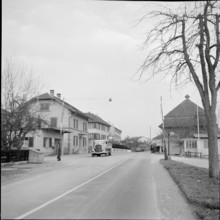 Swiss customs office in Neuhausen; 1957