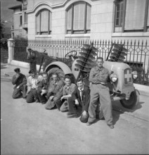 Swiss donation: craftsmen for Luxembourg, 1945