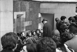 Czech students on hunger strike in Zurich, 1969