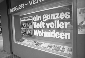 Shop window Ringier publisher: Annette extra, 1974