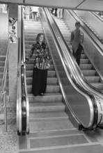 Moving stairs in “Globus” department store, 1970