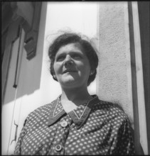 Bertha Rapperport, Theresienstadt concentration camp survivor; 1945