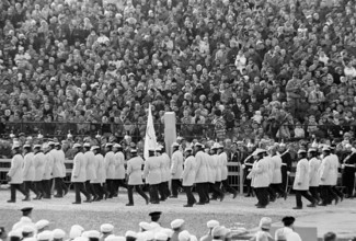 Olympic games in Grenoble 1968: Opening ceremony