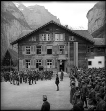 French internees in Lauterbrunnen 1940