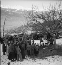 Earthquake in the Valais 1946: Service in Chalais