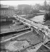 Reconstruction Work at the Central, Zurich 1951