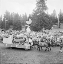 57th Marché Concours Saignelégier, Fondue carriage, 1960