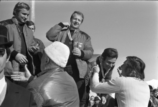 Bobsleigh World Championship St. Moritz 1974: 2nd BRD II, 1st BRD I, 3rd SUI I