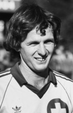National team player René Botteron, 1980