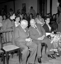 Former federal councilor Eduard von Steiger, Pablo Casals and his future wife Martita Montanez,