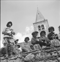 Corpus Christi in the Valais village of Ayent, 1943
