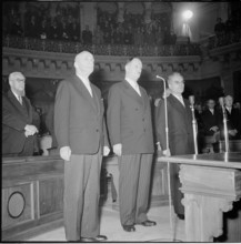 Holenstein, Chaudet, Lepori: Swearing In 1954