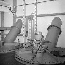 Salt-water.pipeline from Rheinheim to the Rheinfelden salt works; 1955