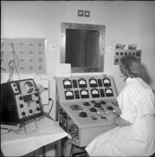 Beta Synchrotron, monitoring room, Berne 1953