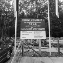 Kreuzlingen, drilling for oil; 1962