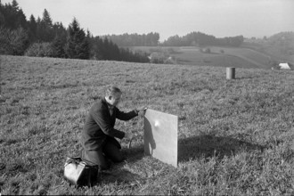 Nature and creatures are artistically treated; Attaching an explosive charge on iron plate Emmental