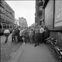 Fire in Cinema Capitol, Weinbergstrasse, 1962