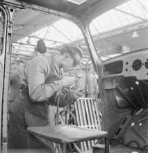 Factory worker; welder; General Motors 1946