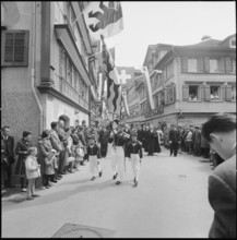 Appenzell: Innerrhoden voter's meeting, procession 1960