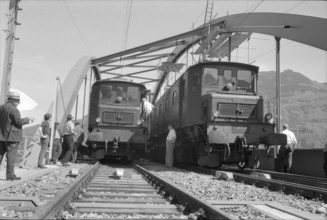 Biberlikopf bridge, load test; 1969