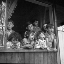 Children of emigrants in a holiday camp in Ascona, 1942