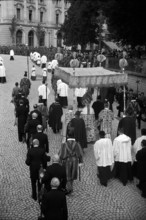 Corpus Christi procession in Friborg 1941