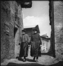 Women in Valais village, 1942