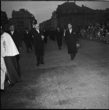 Rodolphe Rubattel, procession through Lausanne, 1953