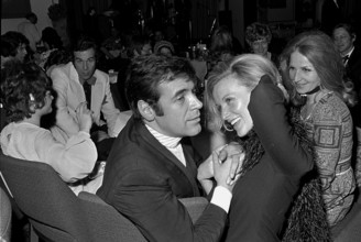 Mäni Weber and Liane Covi at Tele Brillant award, 1970