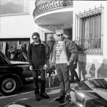 Farah Diba and Reza Pahlavi in St. Moritz, 1969