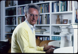 Bruno Hunziker at home 1984