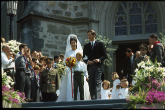 Wedding of Prince Hans-Adam and Marie of Liechtenstein, 1967