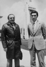 Josef Vögele and Eddy Merckx, 1974