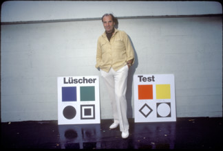 Max Lüscher, inventor of Lüscher color test, 1983
