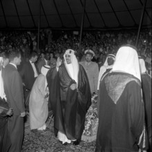 King Saud visiting Circus Knie, 1959