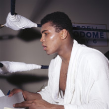 Muhammad Ali, born Cassius Marcellus Clay Jr. before fight versus Ernie Terrell, Houston 1967