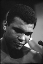 Muhammad Ali, born Cassius Marcellus Clay Jr. before WC fight versus Ernie Terrell, Houston 1967
