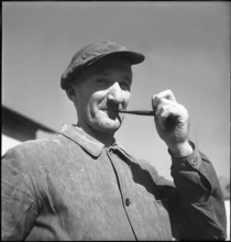 Val de Travers, Victor Barrelet, farmer in Môtiers; 1950